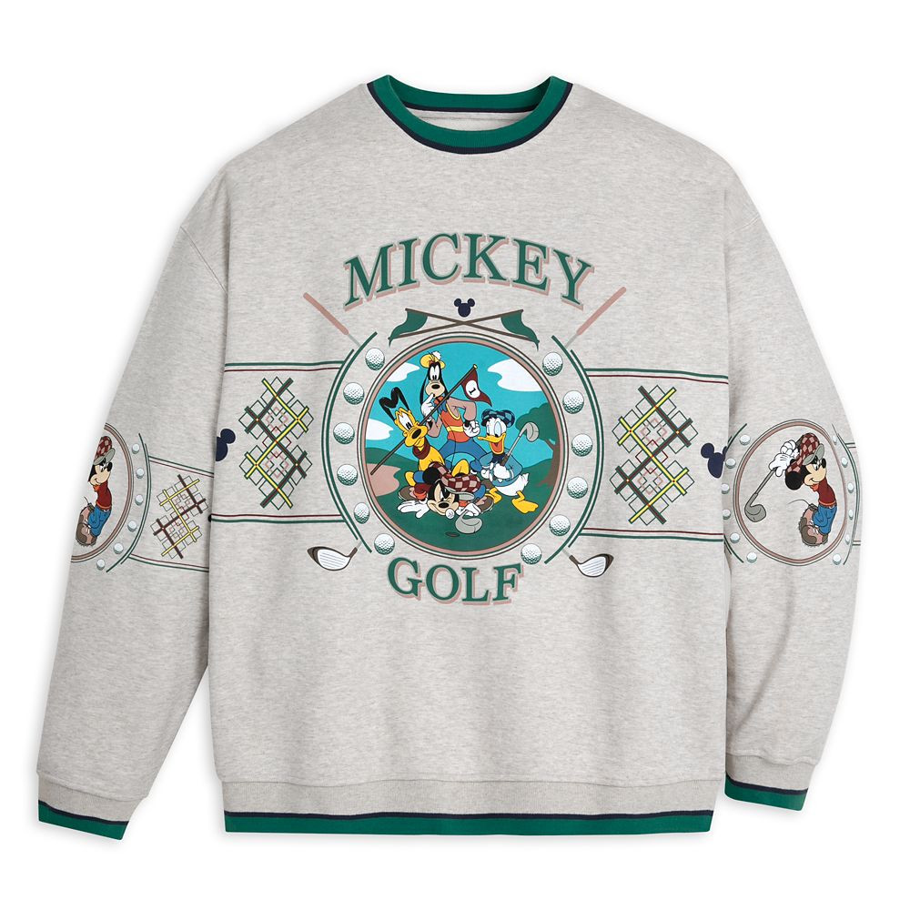 Mickey Mouse and Friends Golf Pullover Sweatshirt for Adults | Disney Store