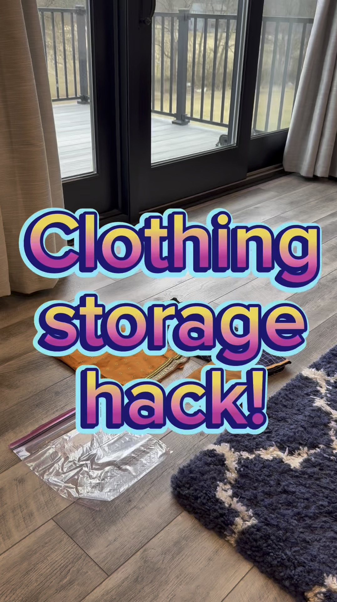 Clothing storage hack! This is genius! 

#LTKHome #LTKFamily #LTKWatchNow