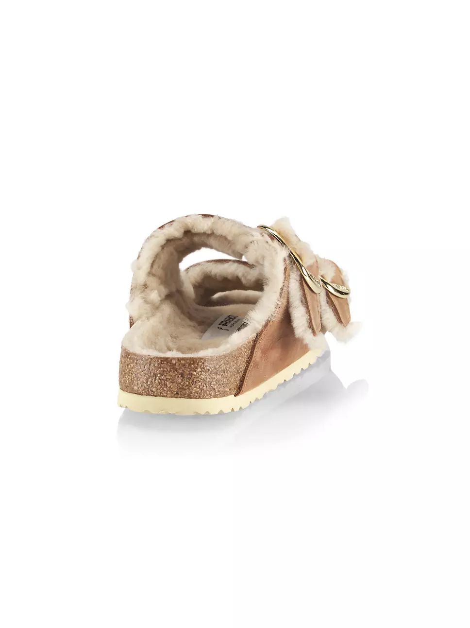 Arizona Buckled Shearling Sandals | Saks Fifth Avenue