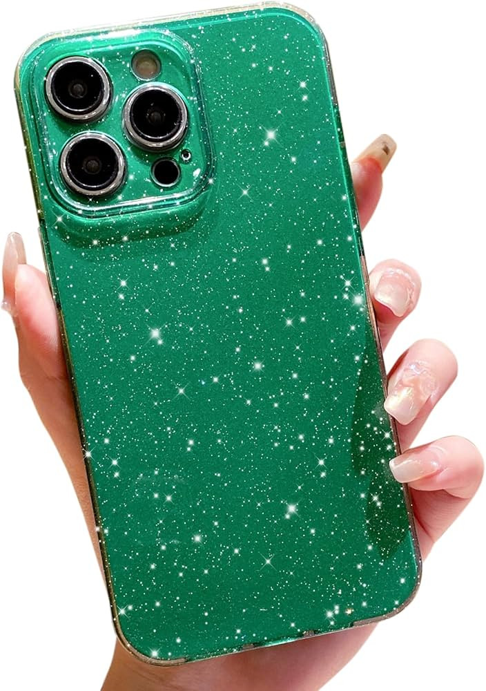 OWLSTAR Glitter Bling Case for iPhone 15 Pro Case 6.1 inch, Cute Slim Sparkle Protective Shockpro... | Amazon (US)