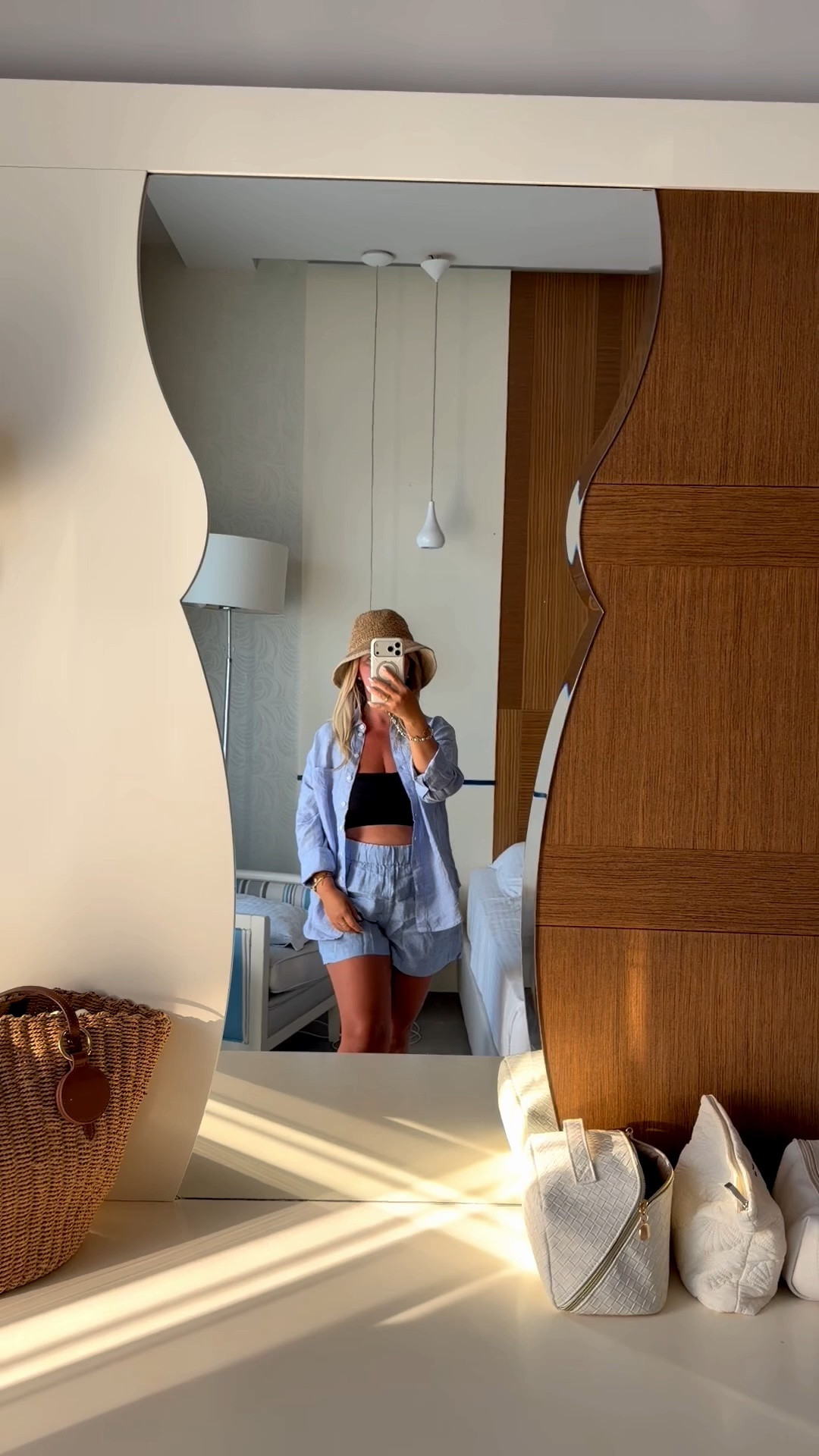 The kind of cover-up that doubles as an actual outfit 🙌🏼 Threw this lightweight set over my swimsuit and it works just as well for walking around, grabbing lunch or heading straight to the beach. ✨

#LTKselfcare #LTKSwim #LTKootd