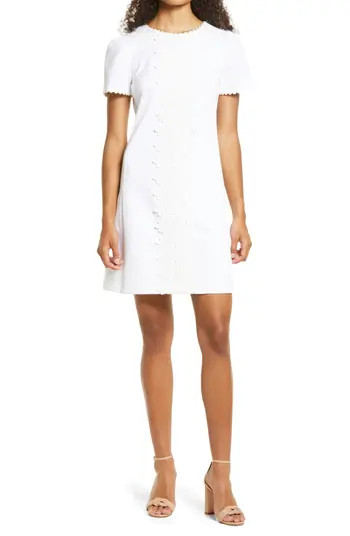 Appliqué Detail Jacquard Dress | Nordstrom Rack
