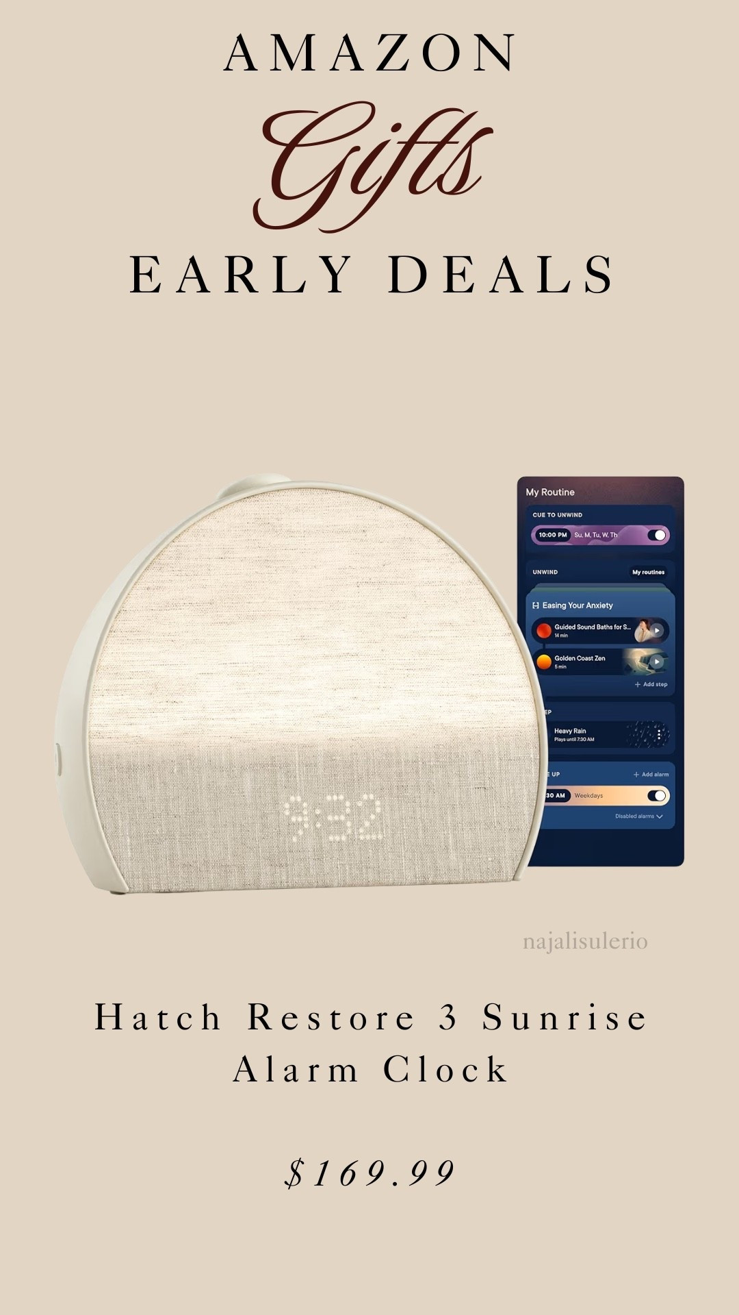 Amazon Early Holiday Deal! Hatch Alarm Clock! 

#LTKCyberWeek #LTKGiftGuide #LTKHoliday