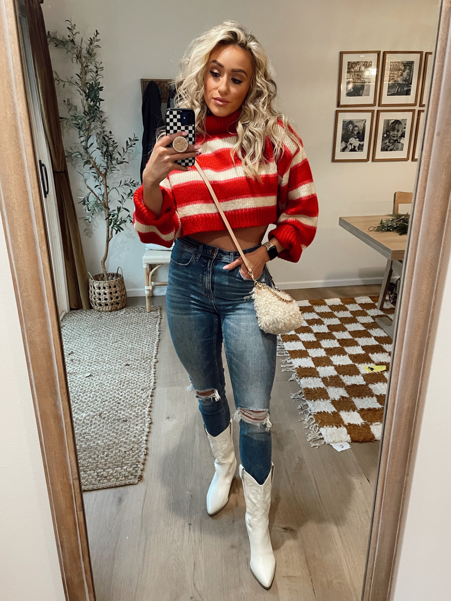 Cozy Christmas sweater vibes 💗✨


White cowgirl boots, boho western fashion, gold accents, cropped sweater, puffer vest, winter coat, makeup essentials, nude lipstick ripped denim, winter sweaters, New Year's Eve dress, stocking stuffers, lane 201, leggings, boho style, disco ball, boho home, jute rug, checkered, olive tree, gallery wall, dining room decor, farmhouse, mom style, gift guides for her, ankle boots, crossbody, faux fur

#LTKHoliday #LTKstyletip #LTKSeasonal