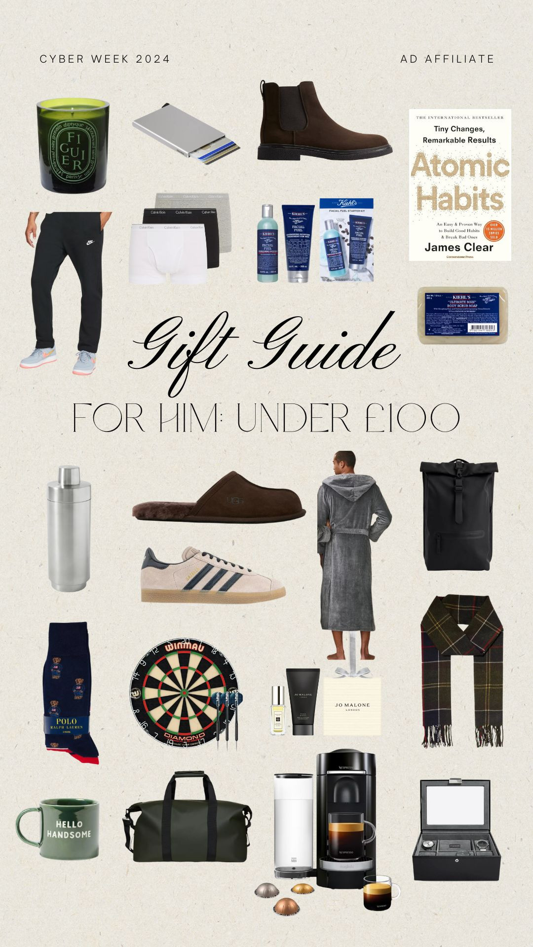 Gifts for Him Under £100 

 #LTKCyberWeek #LTKmens #LTKgiftguide