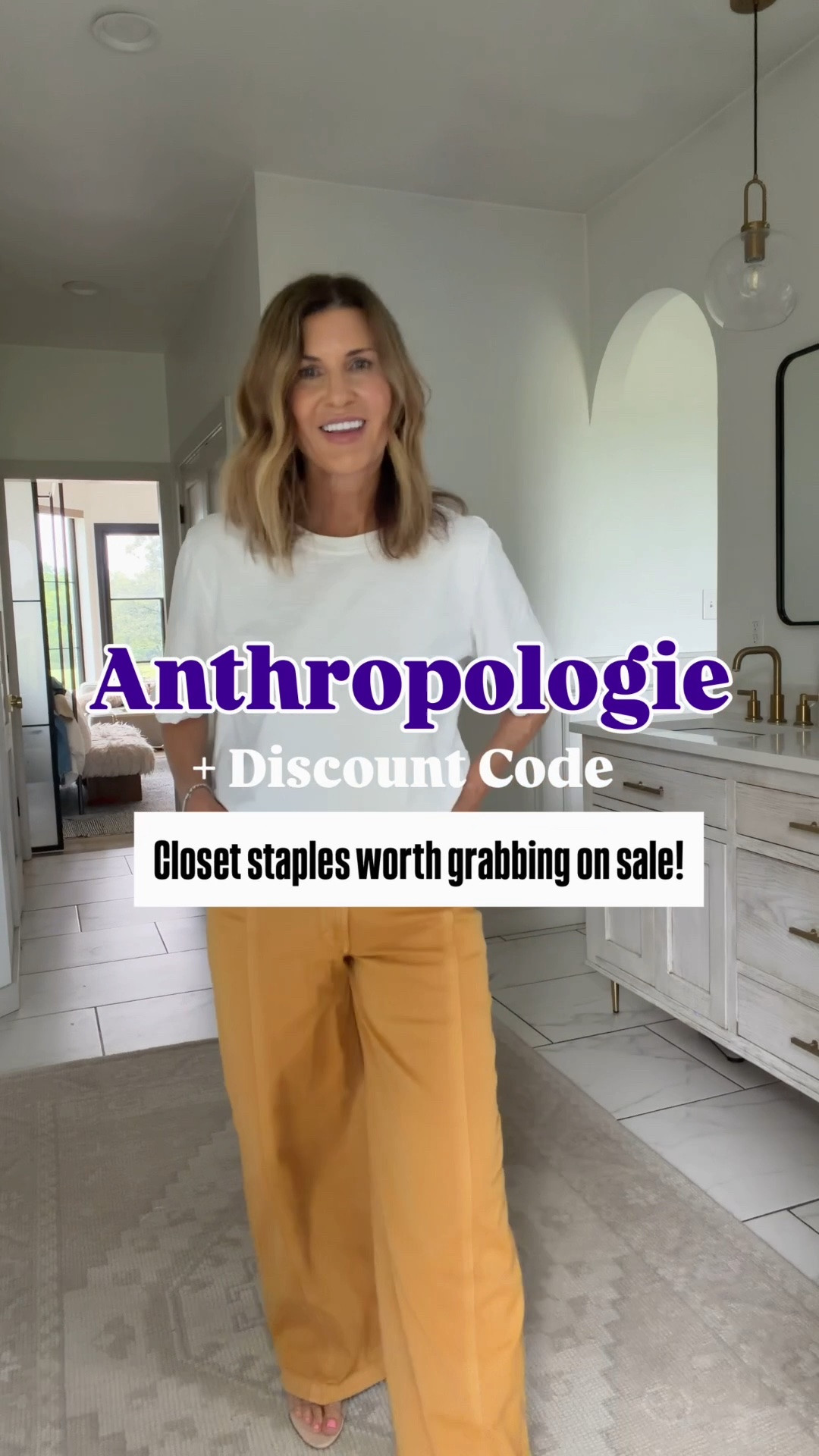 If you haven't already checked out,  see my closet staples and denim picks. Use my 20% OFF Anthro code this weekend.
Use code LOVERLY20 for 20% OFF orders of $100+.

Denim size 27 and shorts size 28. Tees and sweatshirt size medium except for Pool Dept. red tee and blue long sleeve shirt size small

#LTKOver40 #LTKSaleAlert