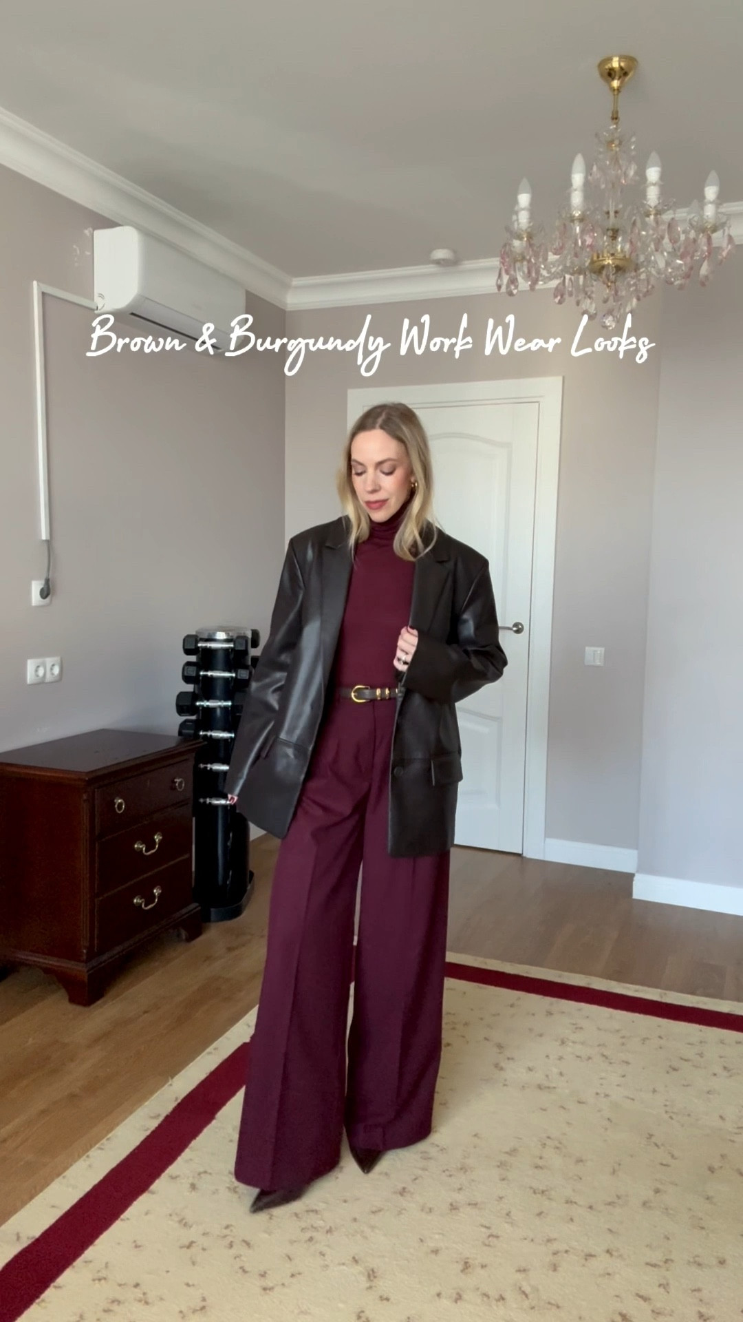 Fall workwear, brown and burgundy outfits, chocolate brown blazers, burgundy trousers, bordeaux red, style over 40, office style 

#LTKFindsUnder100 #LTKWorkwear #LTKOver40
