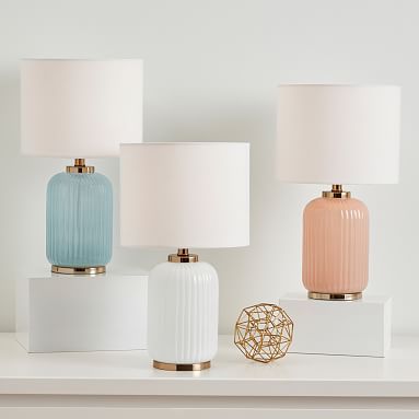 Bailey Recycled Glass Table Lamp | Pottery Barn Teen