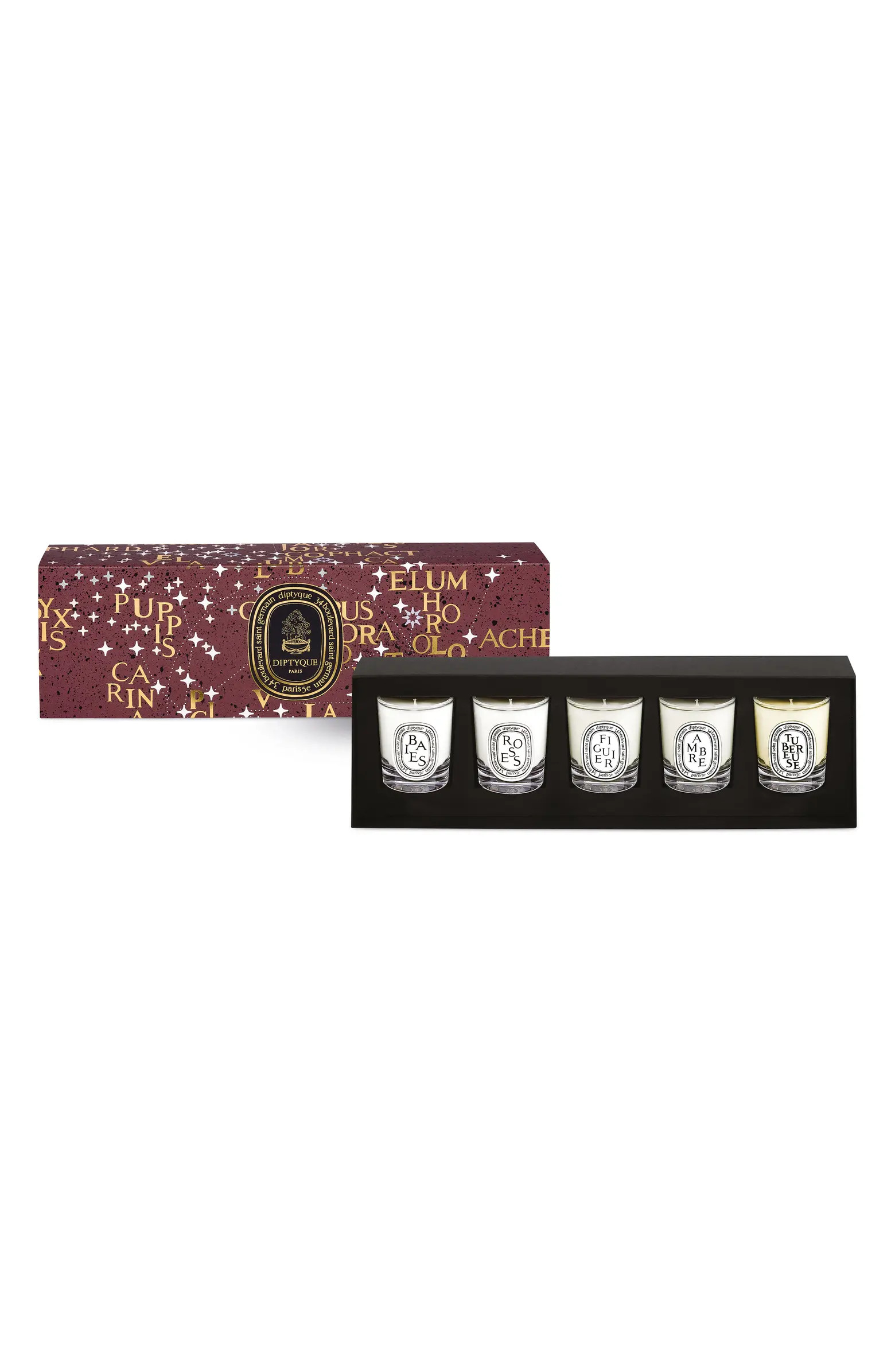 diptyque 5-Piece Holiday Mini Candle Gift Set | Nordstrom | Nordstrom