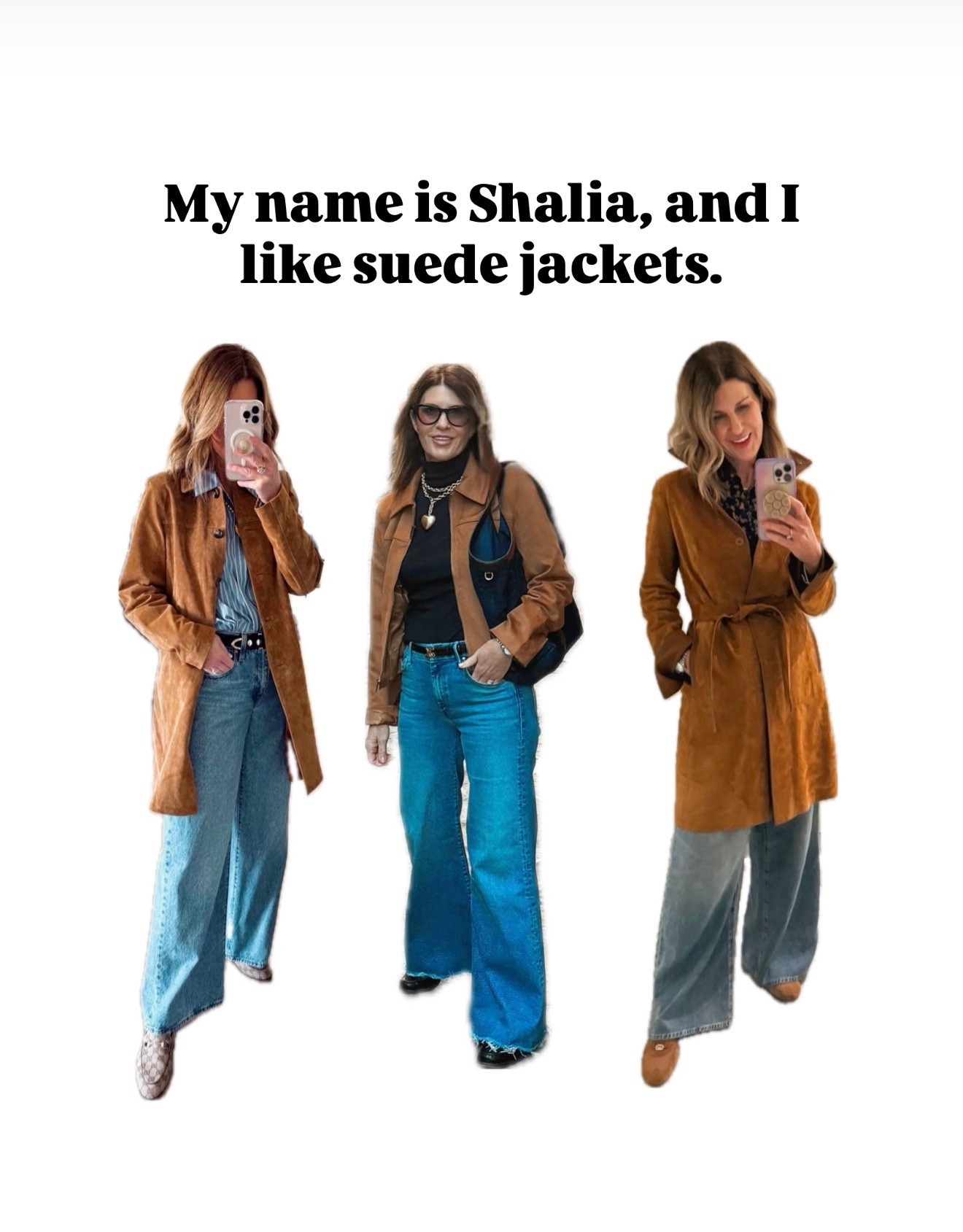 Wearing a small in Abercrombie and a medium in BlankNYC
Trench I bought in Florence but found similar 

#LTKOver40