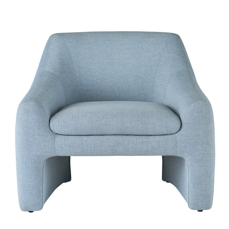 Better Homes & Gardens Emerson Curvy Accent Chair, Soft Blue | Walmart (US)