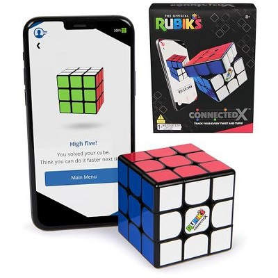 Rubik’s ConnectedX Smart Bluetooth Cube Puzzle with App Integration, Interactive Guide, Leaderboard, Mini Games, & Real-Time Tracking, Kids & Adults
