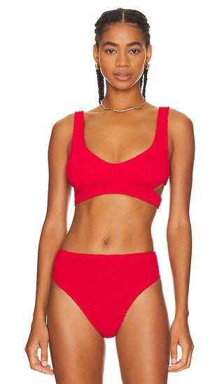 Nino Bikini Top in Baywatch Red Eco | Revolve Clothing (Global)