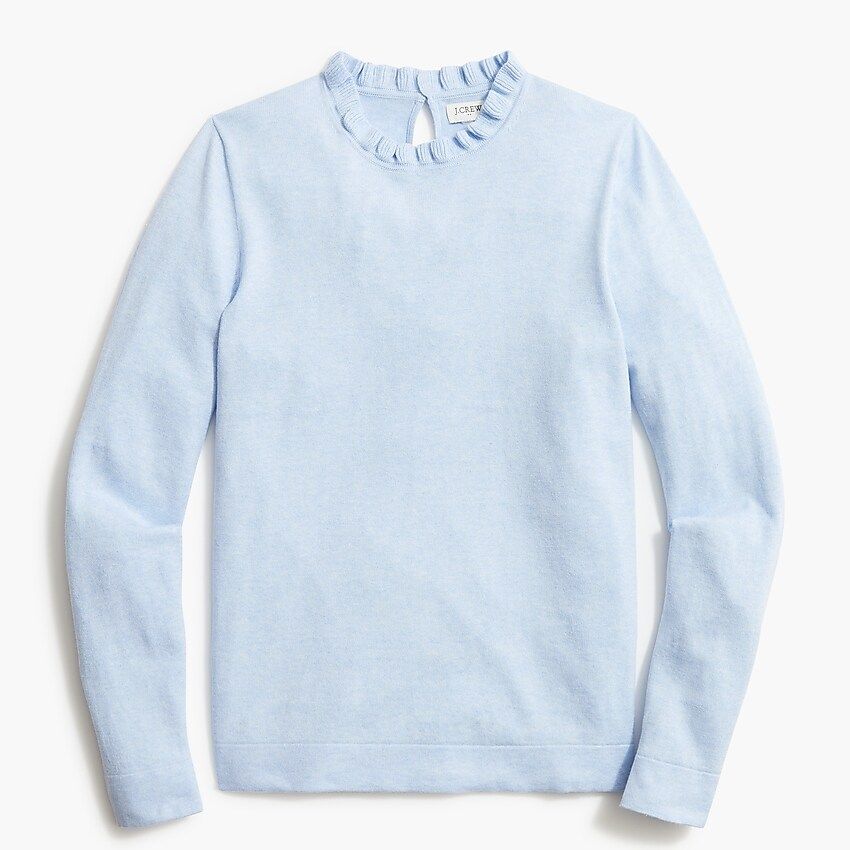 Ruffleneck sweater | J.Crew Factory