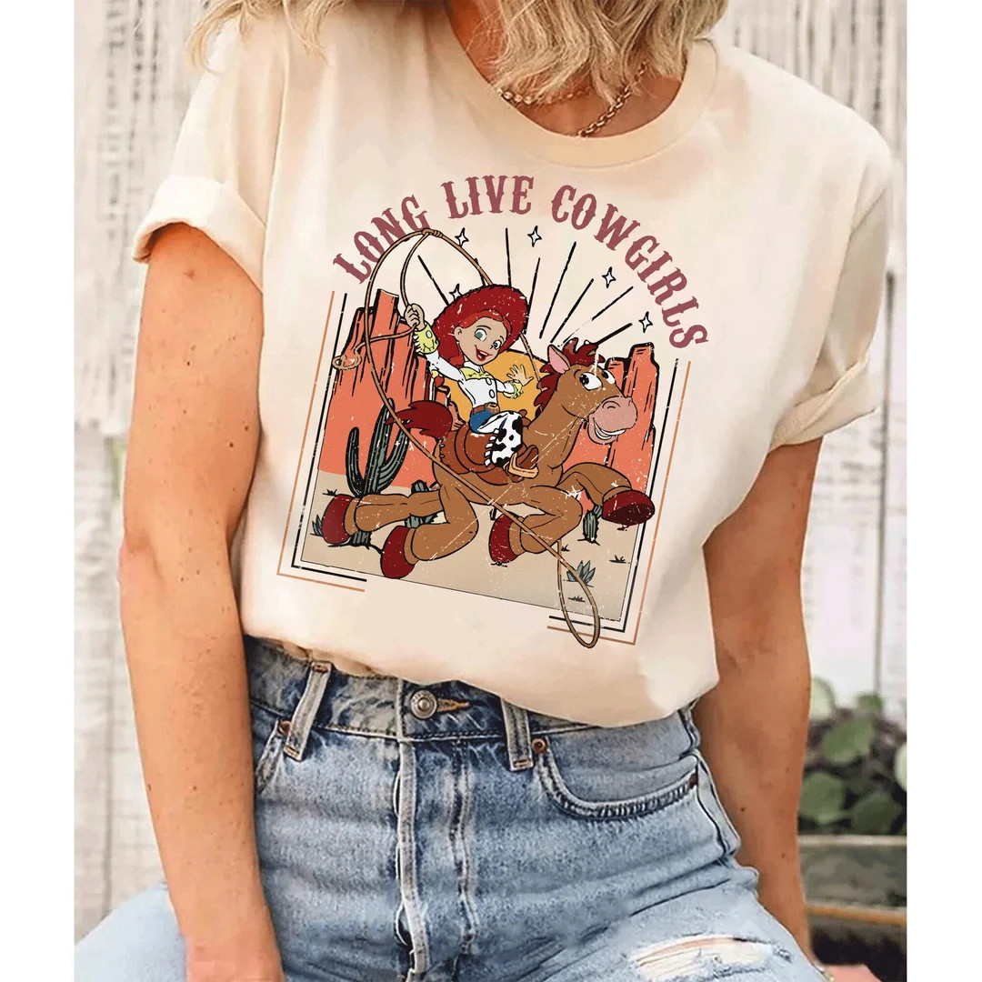 Vintage Disney Toy Story Jessie Shirt Long Live Cowgirls - Etsy | Etsy (US)