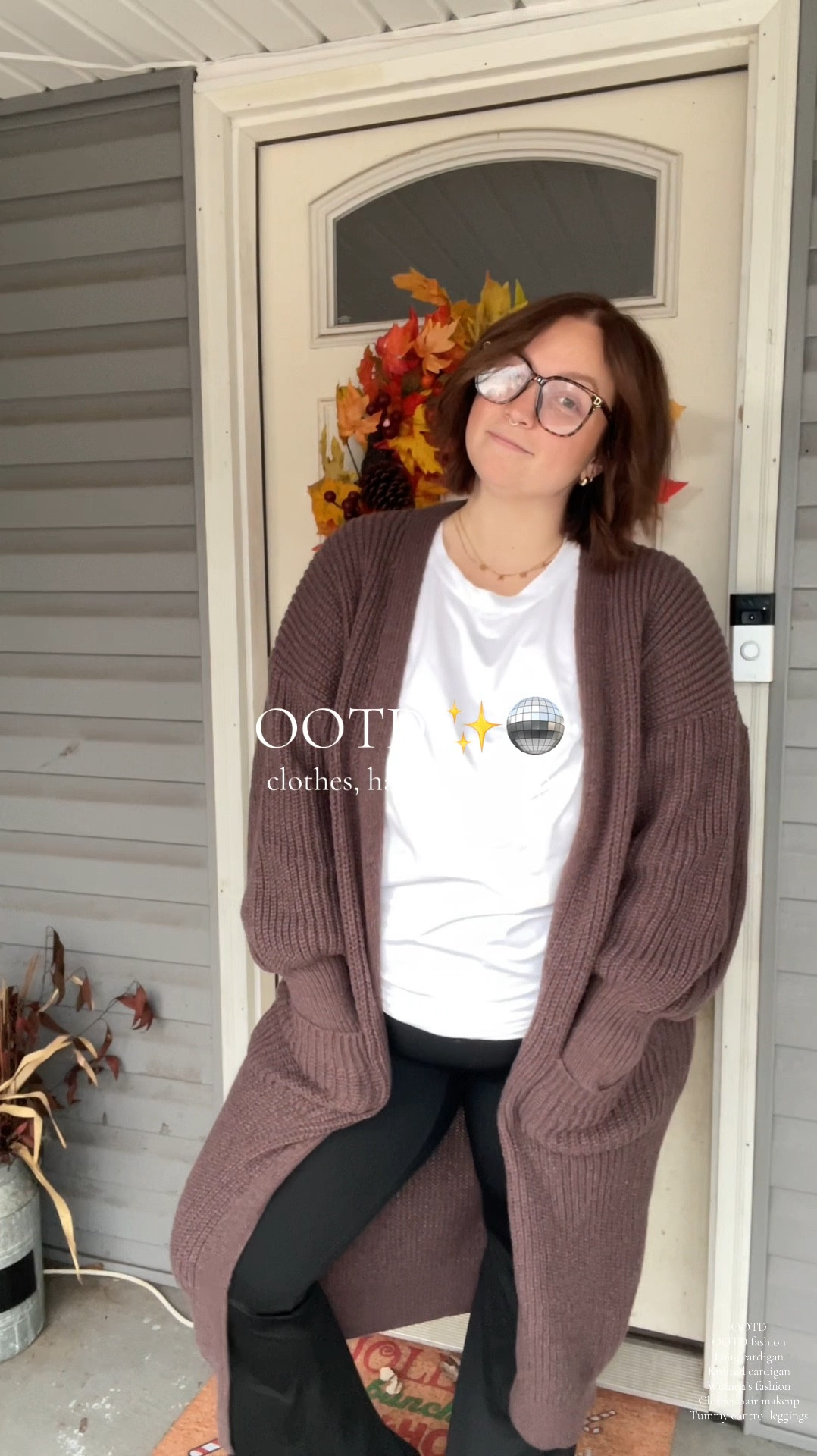 Cozy & cute OOTD ✨🪩 

Coziest cardigan award goes to this one. Will be a staple in my wardrobe  


#LTKPlusSize #LTKMidsize #LTKStyleTip
