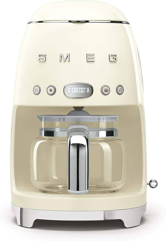 Smeg Retro Style Coffee Maker Machine, 17.3 x 12.8 x 11.3, Cream | Amazon (US)