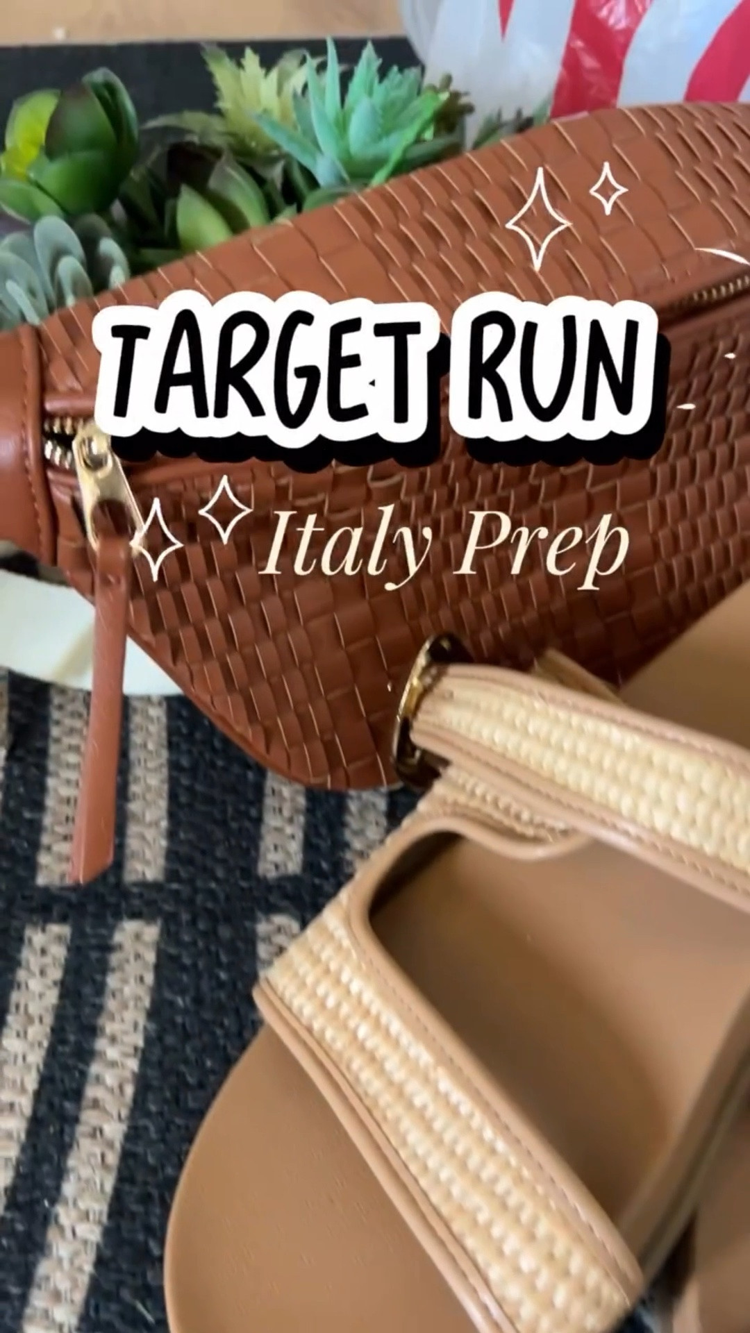 And it begins. 

The pre trip splurge. So many @target finds for my Italian summer. Cute woven fanny pack that’s big enough for a shit ton of snacks, comfy sandals for walking while carrying kids, and some product to help my skin and hair look semi pulled together. 😊 

Always a win at Target. 

Follow along to see all the things I’ll be getting to prep me for the summer we’ll never forget. 🩷

All the links here:
https://club.target.com/a/st..motherhood

#targetpartner #mytargetrun #clubtarget