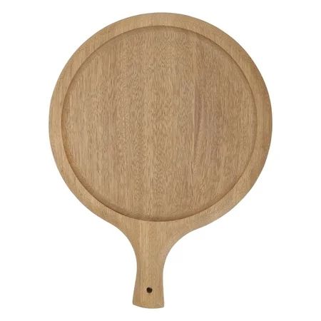 Wooden Pizza Tray Natural Texture Round Fine Polished Multipurpose Wood Pizza Board For Home For Res | Walmart (US)