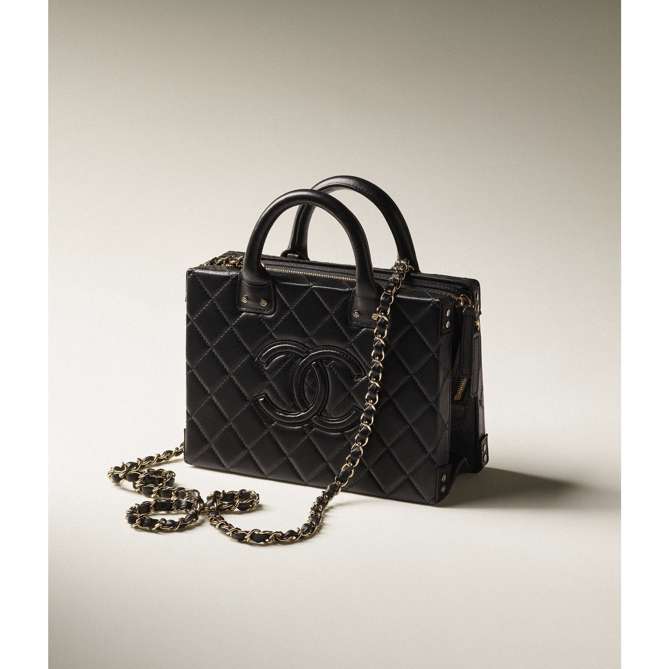 Vanity Case - Calfskin & gold-tone metal — Fashion | CHANEL | Chanel, Inc. (US)