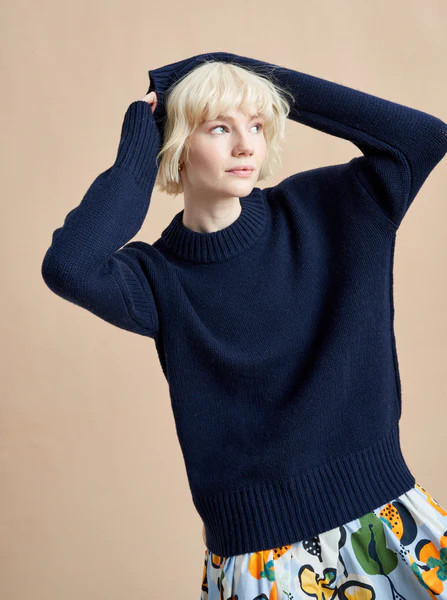 Solid Marin Sweater | La Ligne