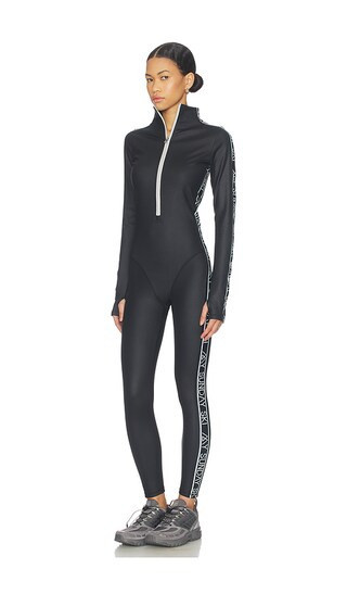 My Sunday Ski Onesie Base Layer Jumpsuit in Black. - size M/L | Revolve Clothing (Global)