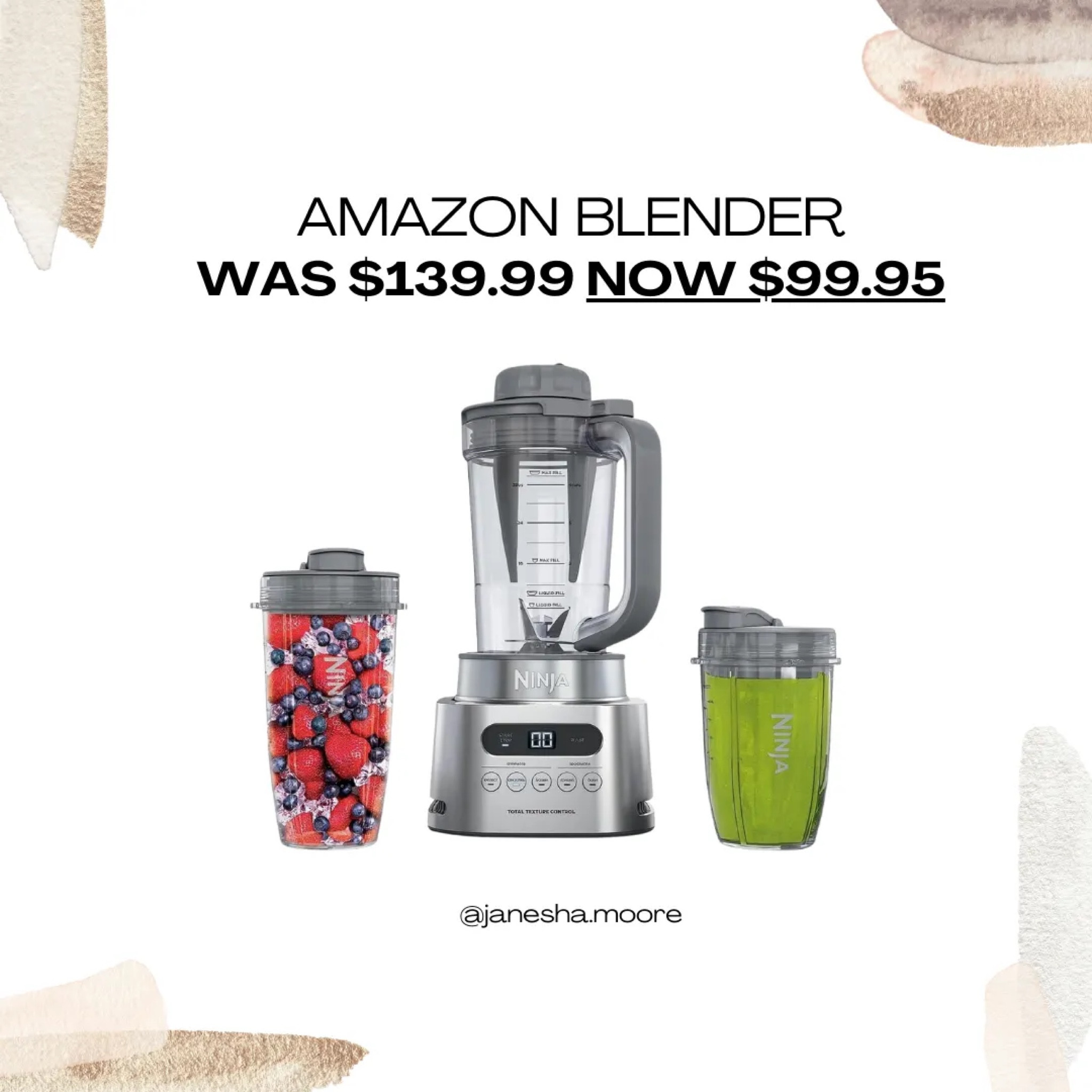 Amazon Blender | WAS $139.99 NOW $99.95

#LTKhome #LTKsalealert
