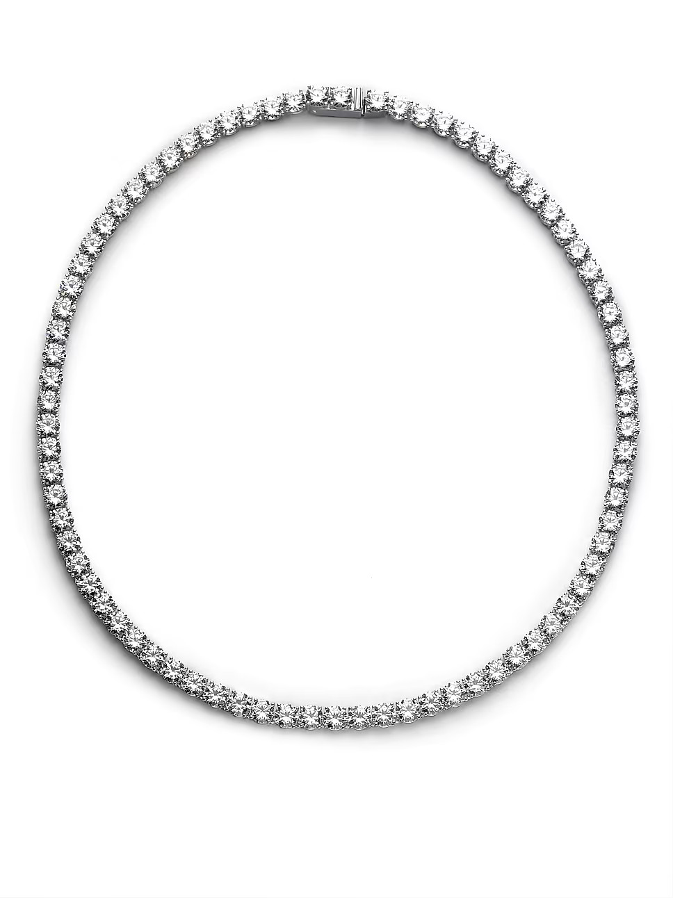 Sterling Silver Tennis Necklace | Saks Fifth Avenue