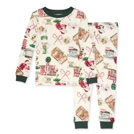 Cute As A Button Organic Cotton Pajamas - 2-Piece 12M | Burts Bees Baby