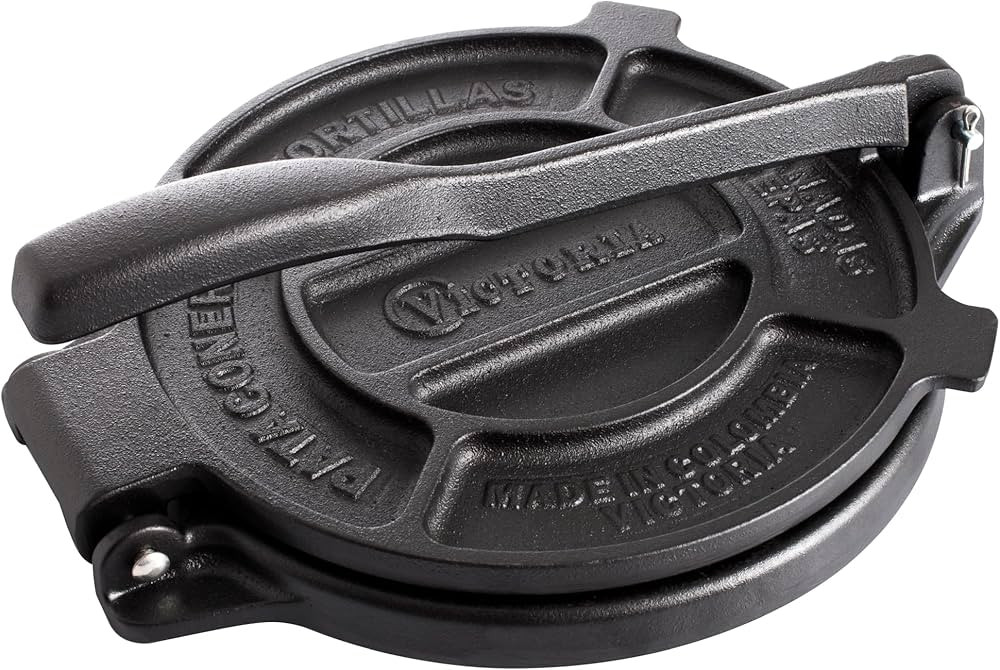 Victoria Cast Iron Tortilla Press, Tortilla and Roti Maker, Made in Colombia, 8 Inches | Amazon (US)