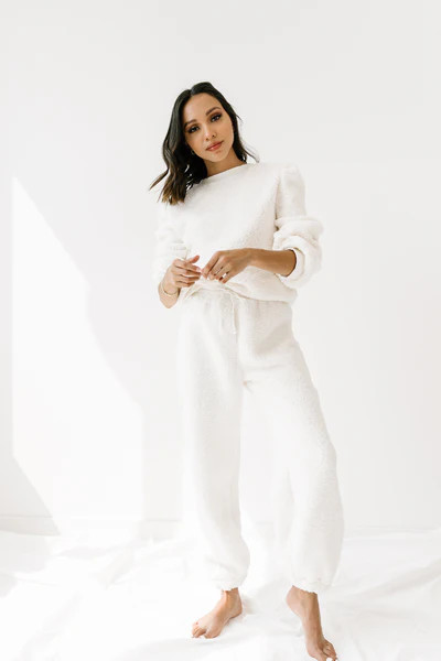 Cozy As Can Be White Set | Luca + Grae 
