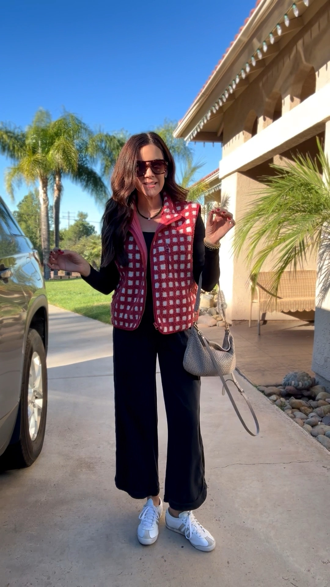 Amazon outfit of the day for volunteering in the classroom & errands! 
Medium vest
Medium tee
Small sweatpants
ALL ON SALE + prime 🙌🏼🙌🏼

#LTKSaleAlert #LTKGiftGuide #LTKdayinmylife