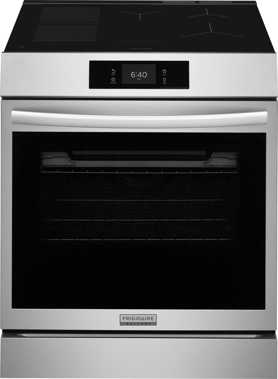 Frigidaire - Gallery 6.2 Cu. Ft. Slide-In Electric Induction Range with Stone-Baked Pizza and 15+... | Best Buy U.S.