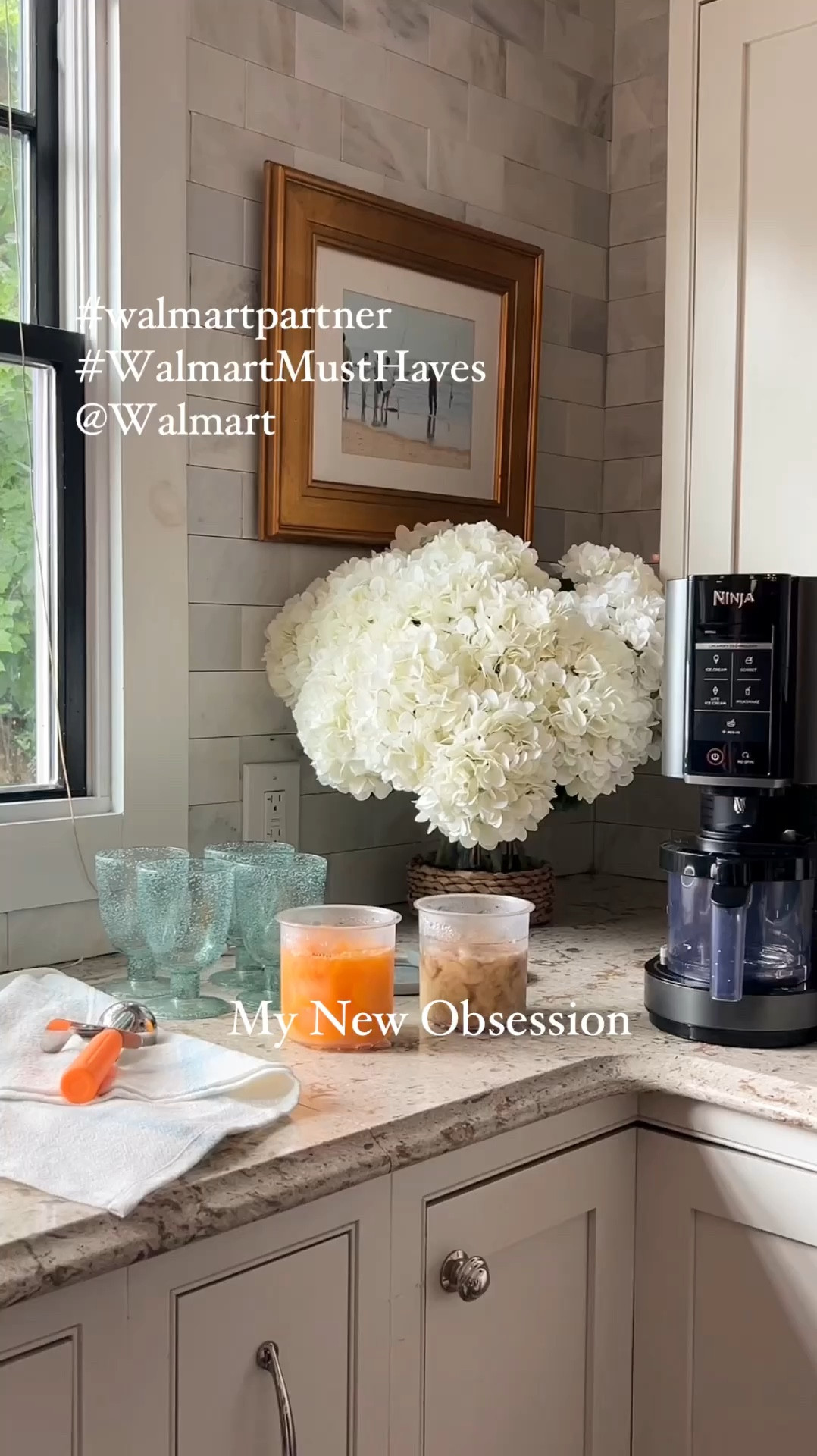 My new summer obsession is this Nina CREAMi we got on @Walmart #walmartpartner 

It makes the most seriously delicious frozen treats. We’ve been loving the single ingredient fruit sorbets as a healthy cool treat. 

#walmartmusthaves