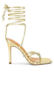 Tony Bianco Feliz Sandal in Gold Nappa Metallic from Revolve.com | Revolve Clothing (Global)