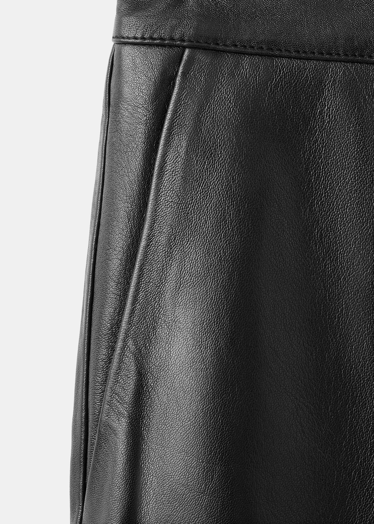 100% leather flared pants - Women | MANGO USA | Mango (US/MX/AU)