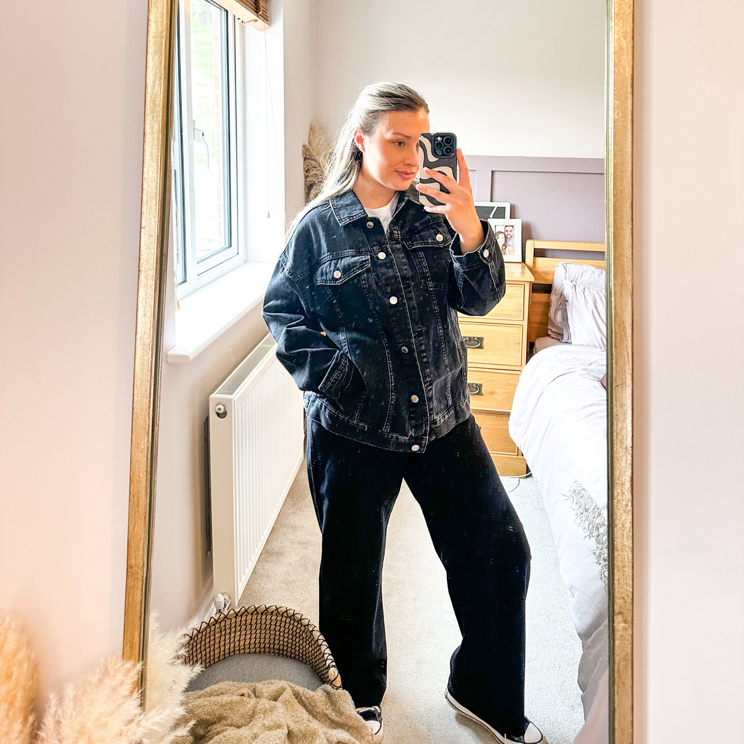 Black denim jacket 🫶🏼

#LTKstyletip #LTKeurope #LTKSeasonal