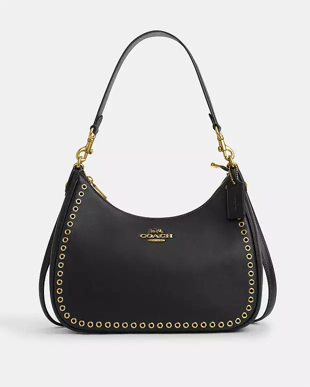Teri Hobo Bag With Grommets | Coach Outlet US
