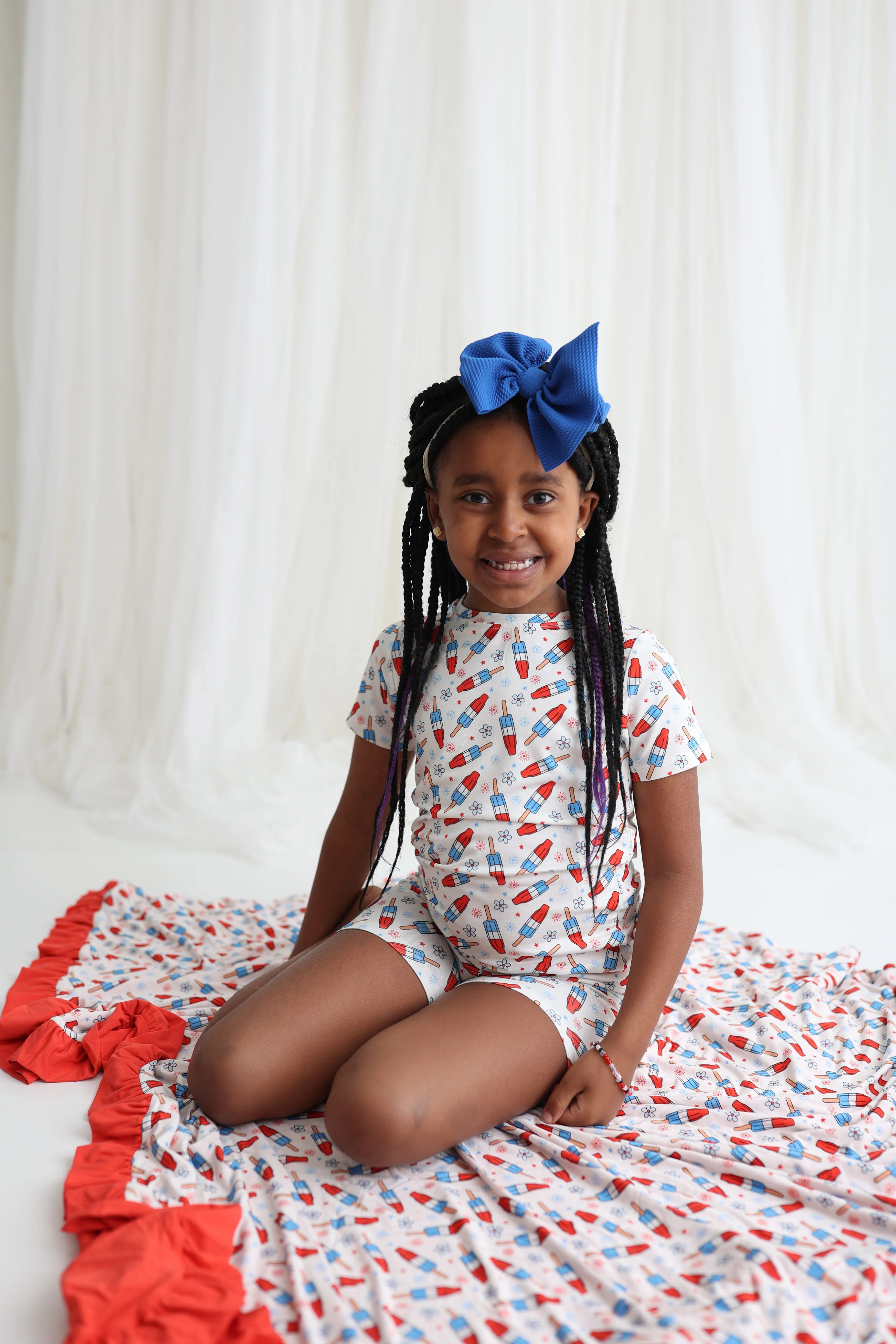 LITTLE MISS FIRECRACKER DREAM SHORT SET | Dream Big Little Co.