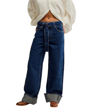 We The Free East Bay Belted High Rise Cuffed Hem Jeans | Dillard's