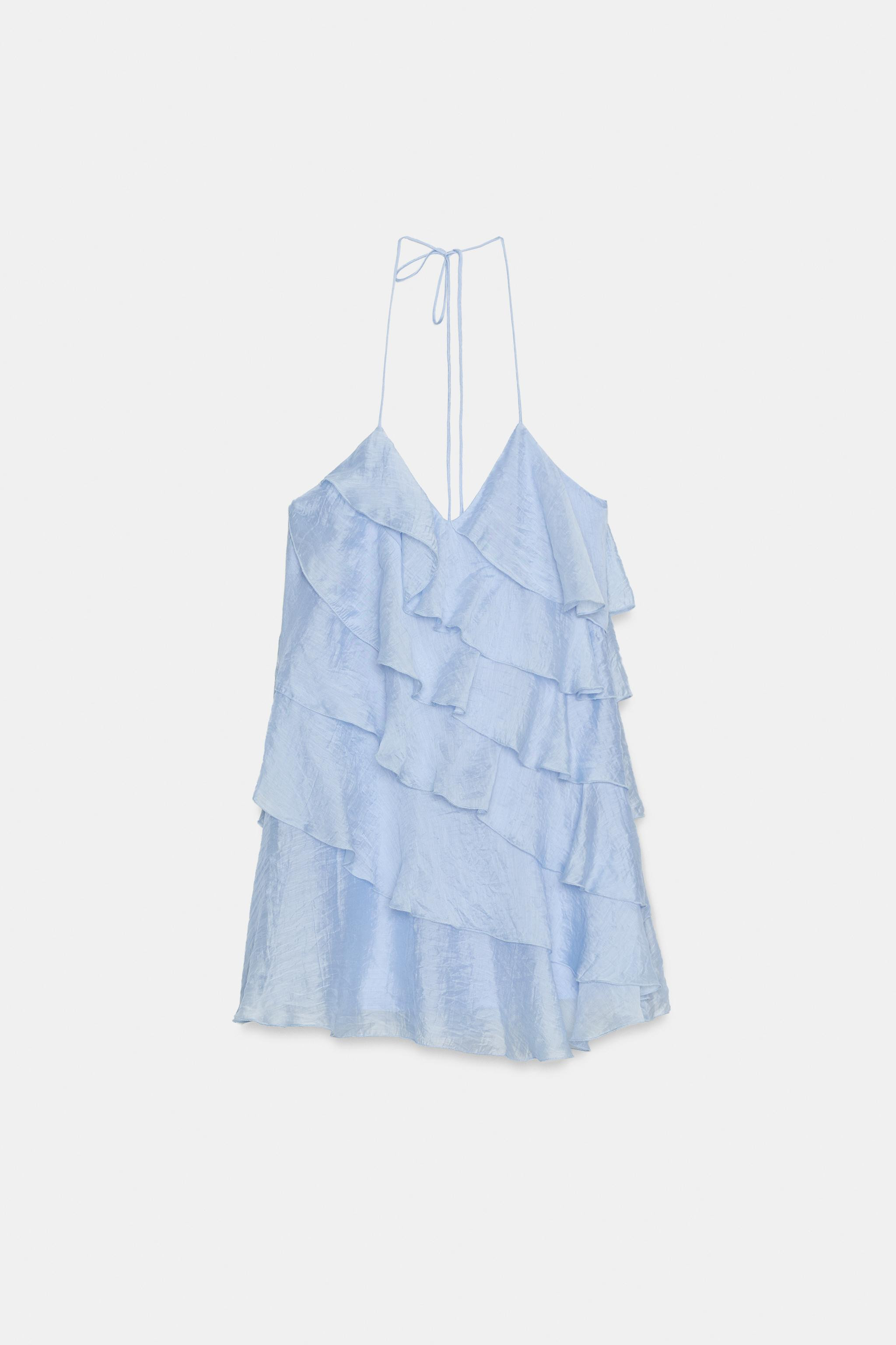 SHORT DRESS WITH RUFFLES | Zara UK
