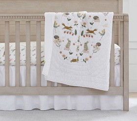 Ramona Organic Crib Fitted Sheet | Pottery Barn Kids