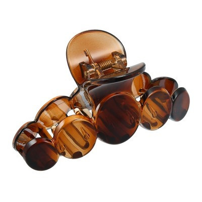 Unique Bargains Women's 3.94" Claw Clip Hair Accessories Non-Slip Plastic Brown | Target