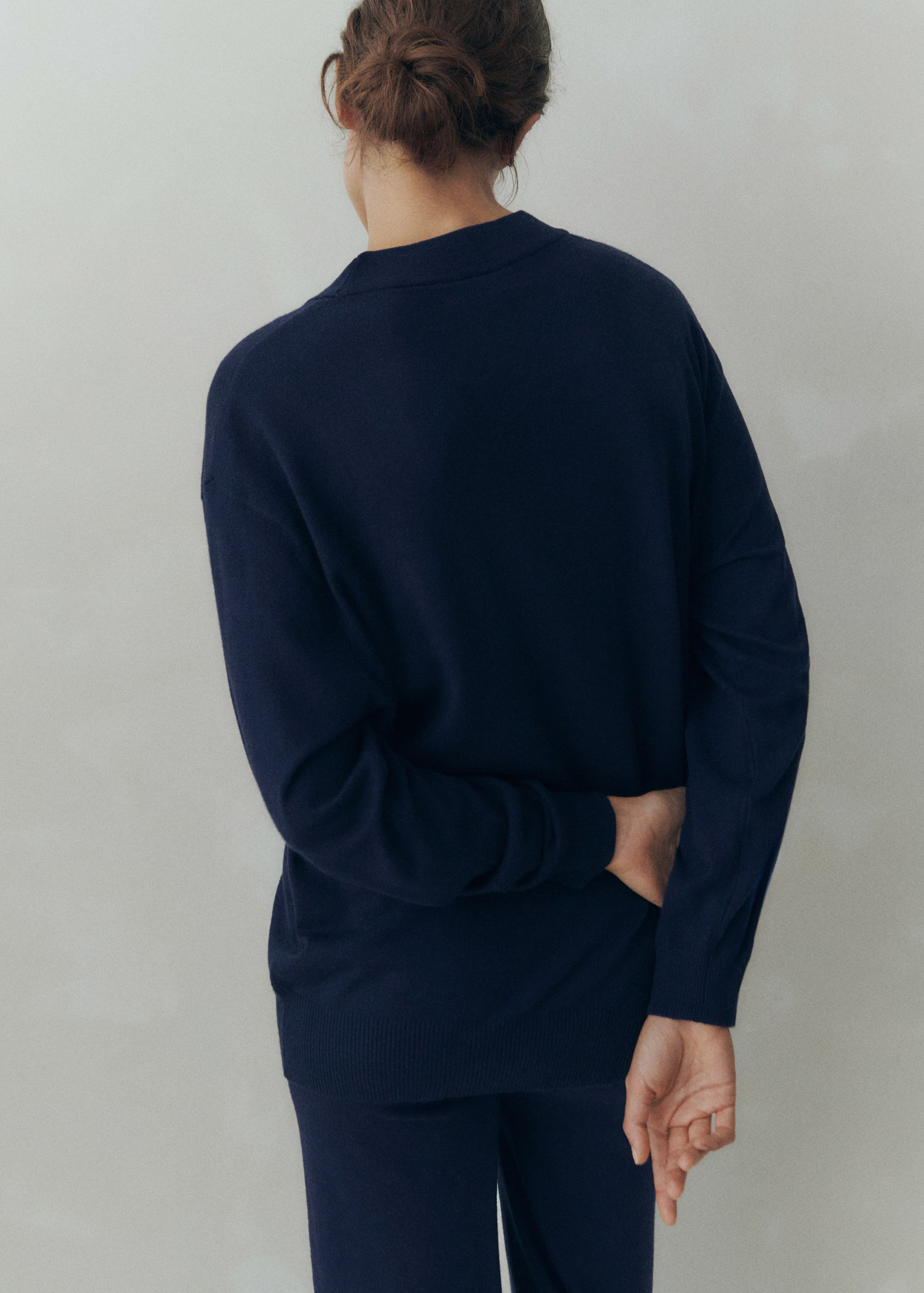 Cotton-linen round-neck knitted sweater - Women | MANGO USA | Mango (US/MX/AU)