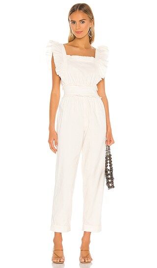 Ames Jumpsuit in Ivory | Revolve Clothing (Global)