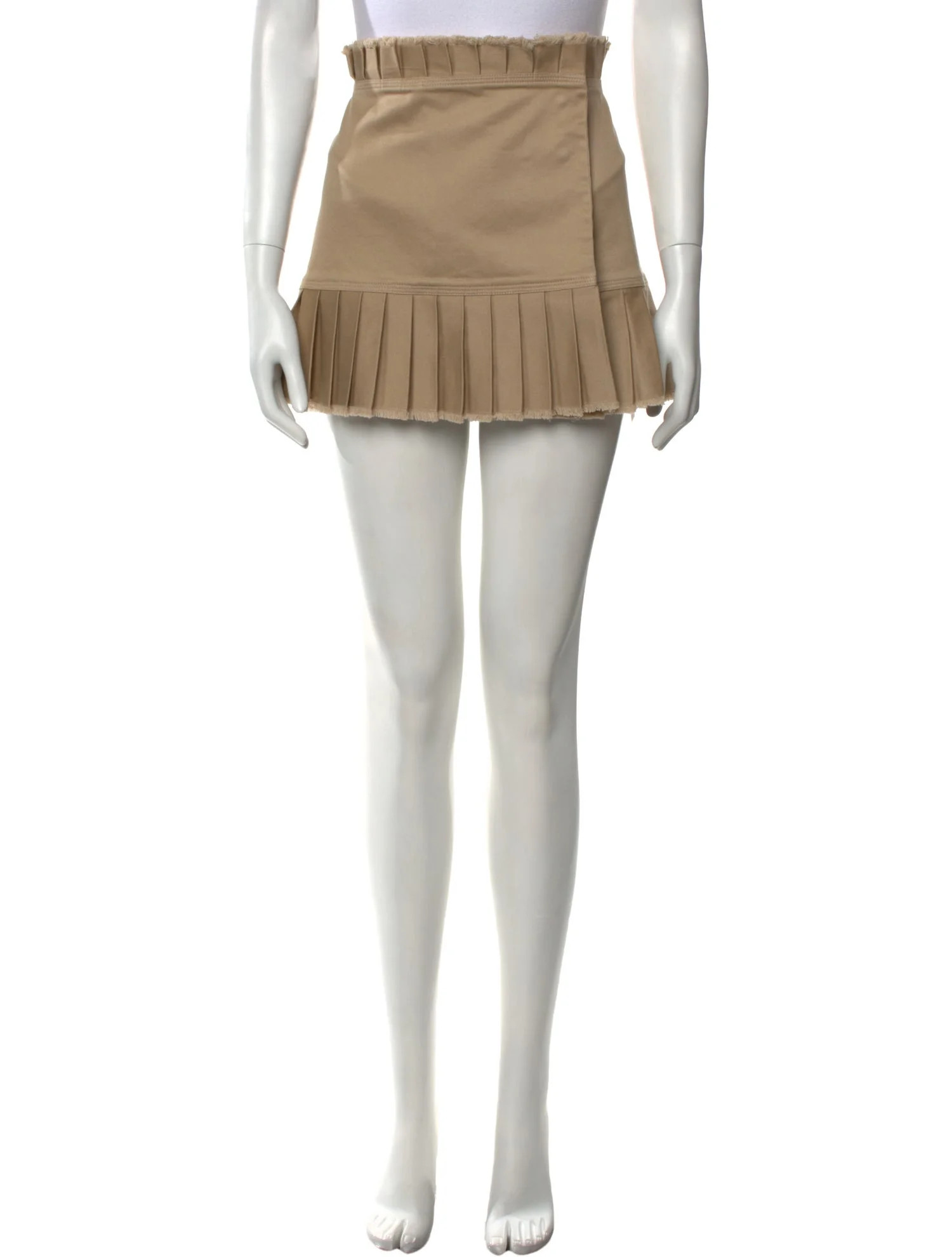 Raw-Edge Trim Mini Skirt | The RealReal