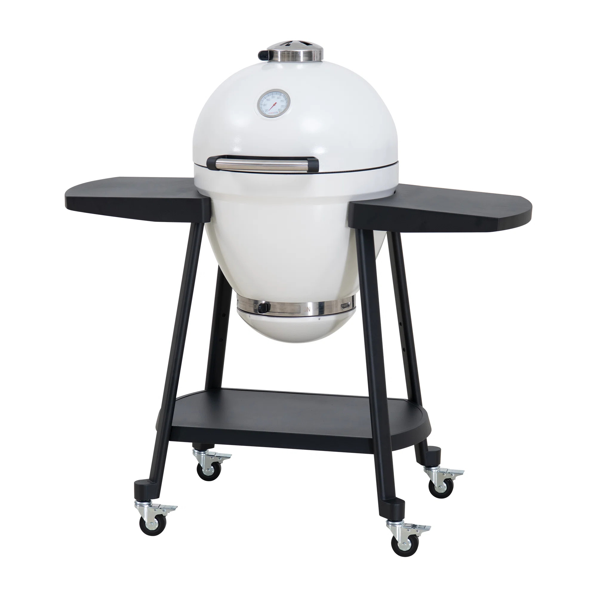 Charcoal Grill 20-Inch Kamado Grill Outdoor Egg Grill with Pizza Stone, Ultimate BBQ Grill and Sm... | Wayfair North America