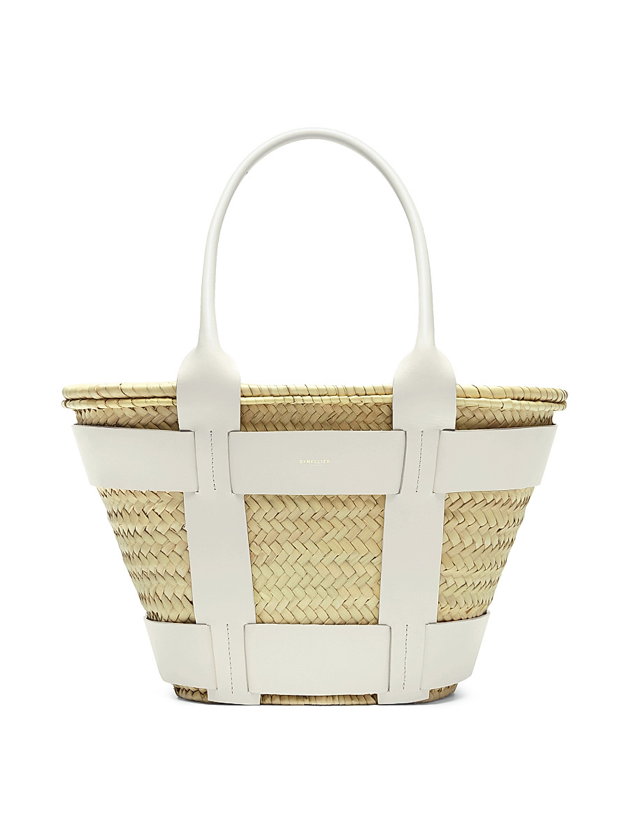 Women's Santorini Raffia Tote Bag - Natural Off White | Saks Fifth Avenue