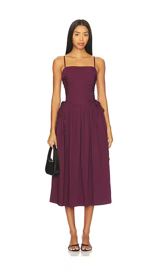 Angelina Dress in Fig | Revolve Clothing (Global)