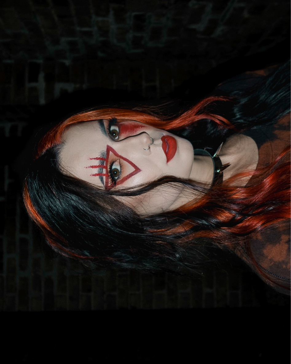 metalcore makeup ft. the devil wears prada - glam red makeup look ❤️💋🥀 #redmakeup #redlipstick #redlip 

#LTKfindsunder50 #LTKstyletip #LTKbeauty